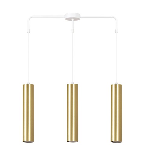 Emibig Goldi lampa wisząca 3-punktowa biała 458/3 458/3