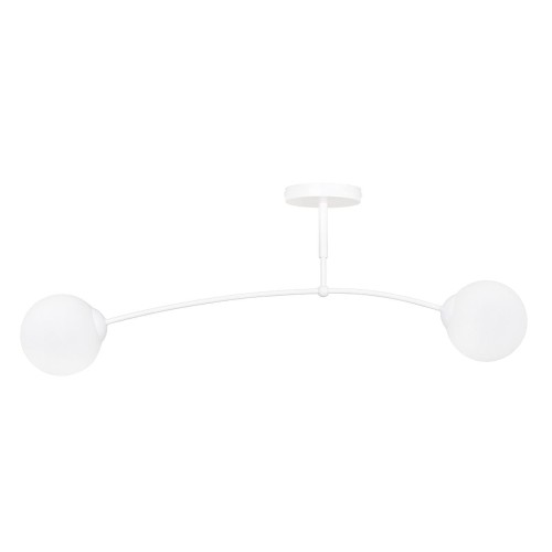 Emibig Pregos lampa sufitowa 2-punktowa biała 671/2 671/2