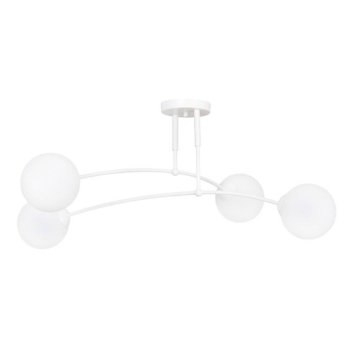 Emibig Pregos lampa sufitowa 4-punktowa biała 671/4 671/4
