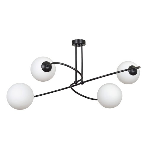 Emibig Selbi lampa sufitowa 4-punktowa czarna 734/4B