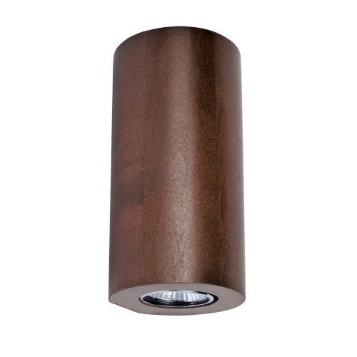 Spotlight Ekologiczna LAMPA ścienna WOODDREAM 2081276 drewniana OPRAWA skandynawska tuba kinkiet okrągły orzech 2081276