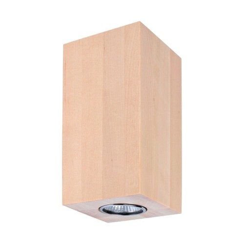 Spotlight Skandynawska LAMPA ścienna WOODDREAM 2071260 ekologiczna OPRAWA drewniany KINKIET kostka cube kwadratowa brzoza
