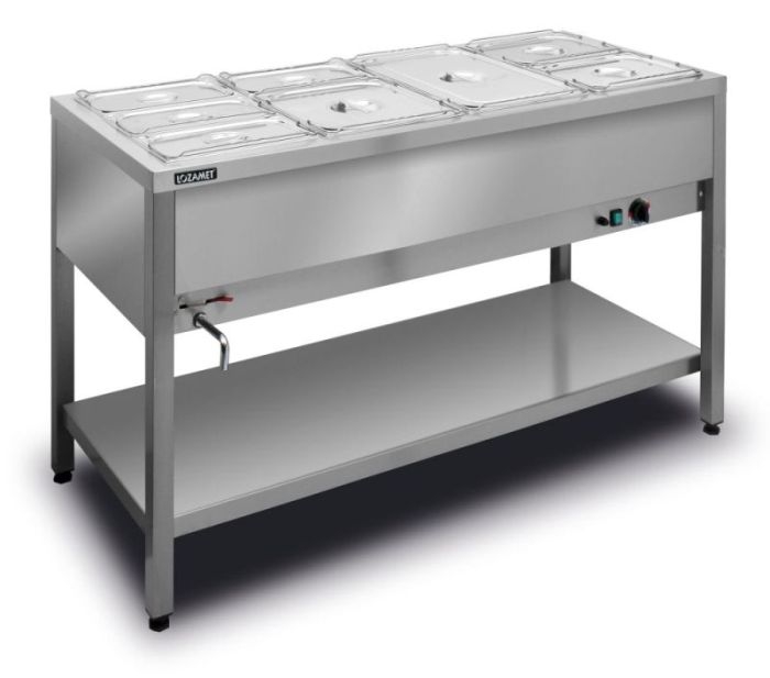 Piec do pizzy elektryczny Cuppone Home HE 400 jednokomorowy panel manualny 400x400 mm HE400/1 TM/FR czerwony)