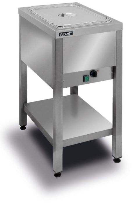 Piec do pizzy elektryczny Cuppone Home HE 400 jednokomorowy panel manualny 400x400 mm HE400/1 TM/FY żółty