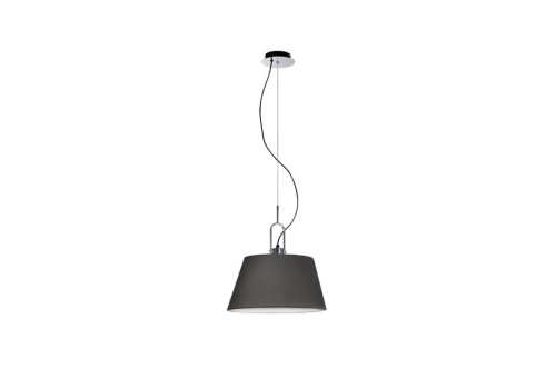 Azzardo Lampa wisząca Alicante MD2361-M BK szara okrągła stylowa,zwis MD2361-M GR