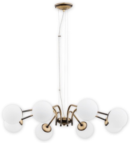 Lemir Nol żyrandol 8-punktowy patyna O2907 W8 PAT O2907 W8 PAT