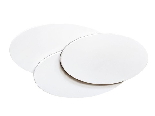 Azzardo Kinkiet Clover oval AZ2998 geometryczna oprawa w kolorze białym AZ2998