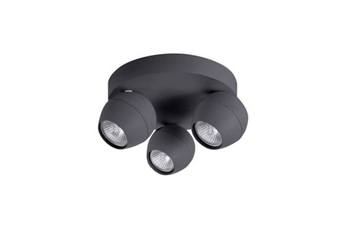 Azzardo Plafon Pera 3 Round AZ1255 nowoczesna oprawa w kolorze szarym AZ1255