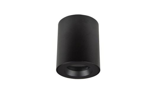 Zdjęcia - Żyrandol / lampa Azzardo Czarny spot natynkowy GU10 nieruchome światło ⌀8cm AZ2558 z serii ARO ==== 