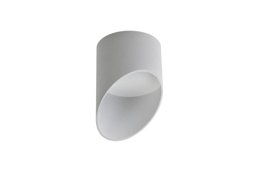 Azzardo Downlight LAMPA sufitowa MOMO SH2612-WH metalowa OPRAWA minimalistyczna LED 12W ścięta tuba biała SH2612-WH