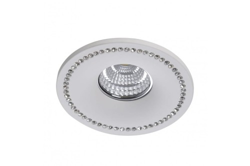 Azzardo Oprawa do zabudowy SIMON R NC1767R-W White / aluminium IP20 with clear crysta