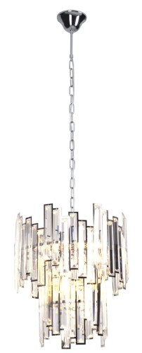 Maxlight Żyrandol Nemo P0339 chromowa oprawa wisząca w nowoczesnym stylu P0339