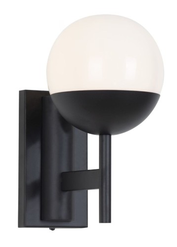 Maxlight Kinkiet Dallas W0255 okrągły kinkiet kulka pojedyncza oprawa oświetleniowa W0255