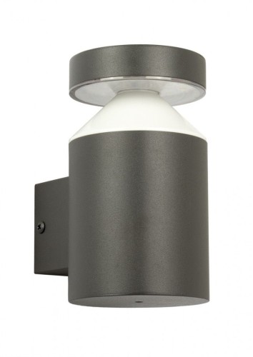 Su-Ma szary kinkiet na elewację LED lampa ogrodowa SUMA DELTA DL-K100 zewnętrzna lampa ścienna antracyt DL-K100