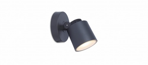 Lutec Explorer Zewnętrzny kinkiet LED Antracytowy 1-punktowy Nowoczesny Obszar zewnętrzny Explorer Czas dostawy od 6-10 dni roboczych 6609202118-DO1