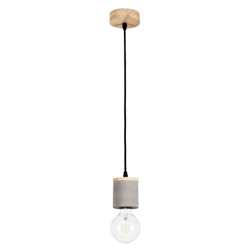 Britop Lampa wisząca CESAR dąb olejowany szary beton, 1899174
