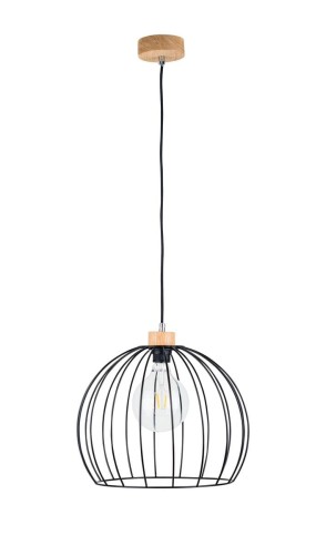 Britop Coop D37 lampa wisząca 1-punktowa dąb olejowany/czarny 1881974 1881974