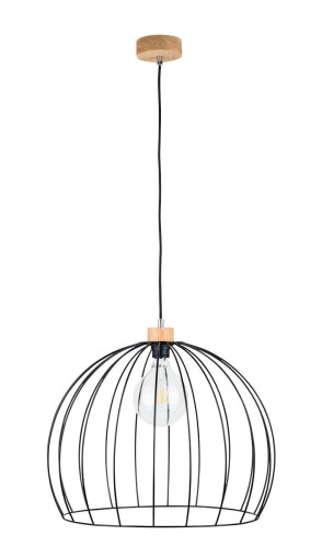 Britop Coop D49 lampa wisząca 1-punktowa dąb olejowany/czarny 1882974 1882974