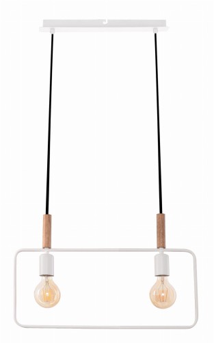 Candellux FRAME Biała 2xE27 Lampa wisząca 32-73549 32-73549