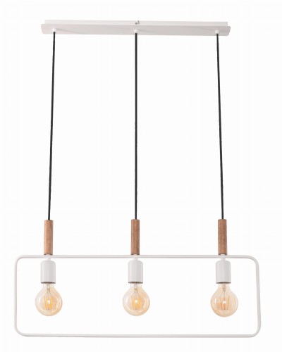 Candellux FRAME Biała 3xE27 Lampa wisząca 33-73532 33-73532