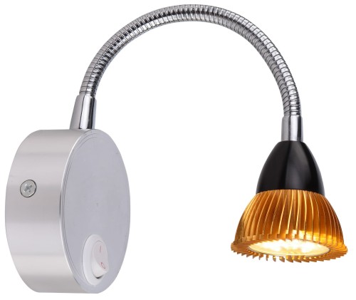 Candellux DINO Kinkiet 3W LED CHROM/Aluminium ZŁOTY 21-43740