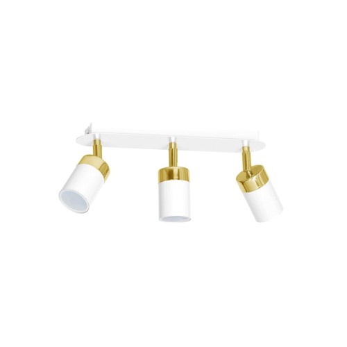 Milagro Lampa sufitowa JOKER WHITE/GOLD 3xGU10 MLP6130
