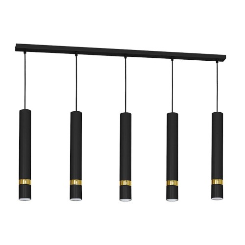 Milagro Lampa wisząca JOKER BLACK/GOLD 5xGU10 MLP6121