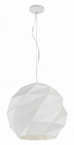 Light Prestige Reus wisząca kula duża biała LP-8069/1P L WH