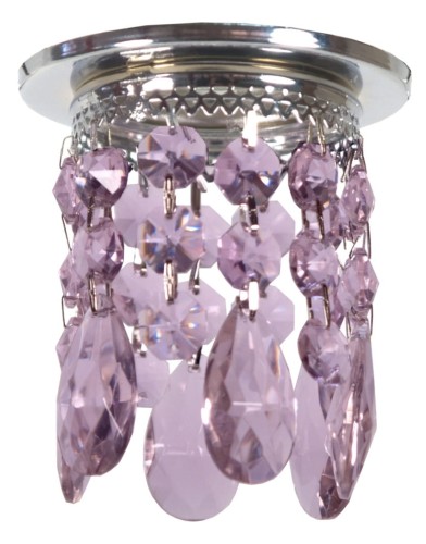 Candellux Podtynkowa halogenowa OPRAWA sufitowa OCZKO SK-64 2245143 chrom Fioletowy