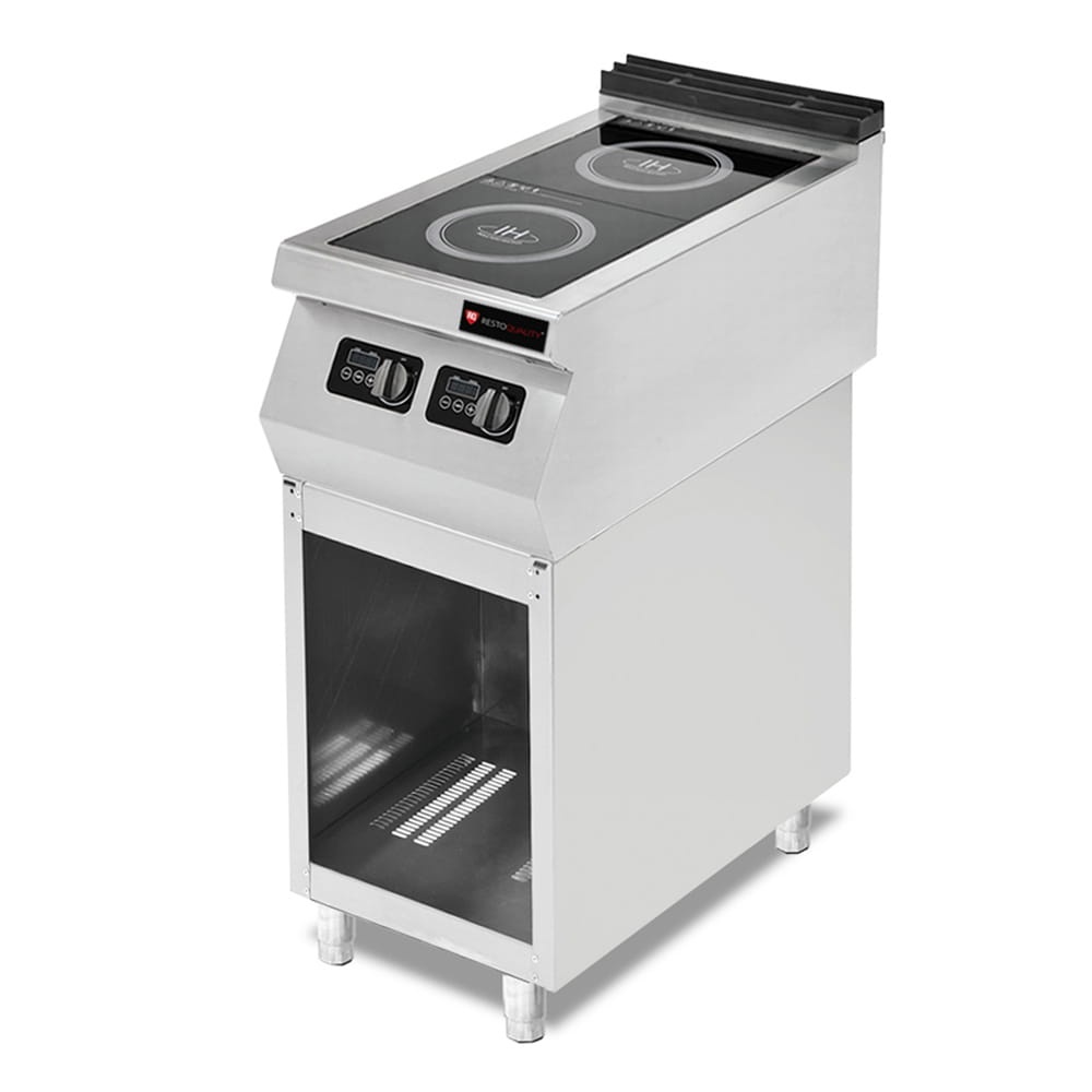 Resto Quality Kuchnia indukcyjna 2-palnikowa 6 kW 230V podstawa otwarta linia 700 RQ.PLS.7IND010