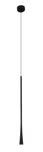 Maxlight Lampa wisząca Coffee P0373 czarna oprawa w nowoczesnym stylu P0373
