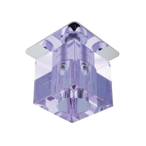Candellux Podtynkowa halogenowa OPRAWA sufitowa OCZKO SK-18 2280090 chrom Fioletowy