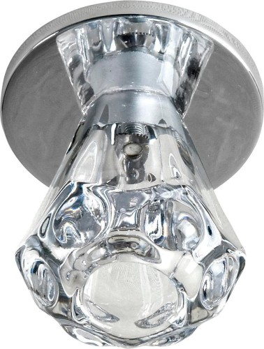 Candellux Podtynkowa halogenowa OPRAWA sufitowa OCZKO SK-32 2292482 Chrom transparentny