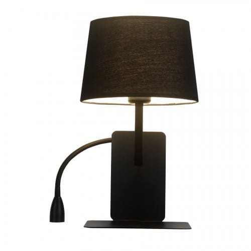 Light Prestige Kinkiet Dakota czarny półka - lewy LP-2121/1W L BK - LP-2121/1W L BK