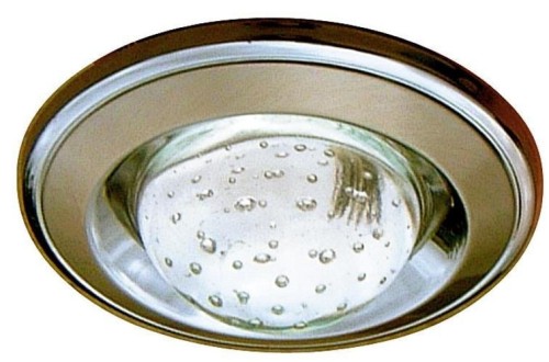Candellux SSO-01 Bąbelki Nikiel mat | chrom z soczewką kryształową MR16 Oczko sufitowe 2254500