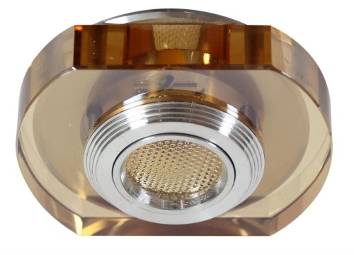 Candellux SS-34 LED 3W Oprawa stropowa szklana bursztynowa 2228914