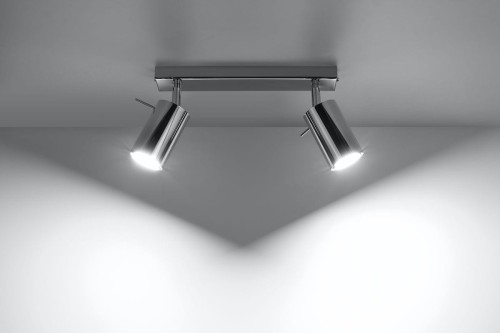 Sollux Lighting Plafon RING 2 chrom