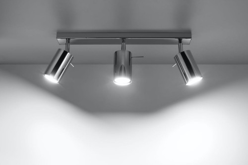 Sollux Lighting Plafon RING 3 chrom