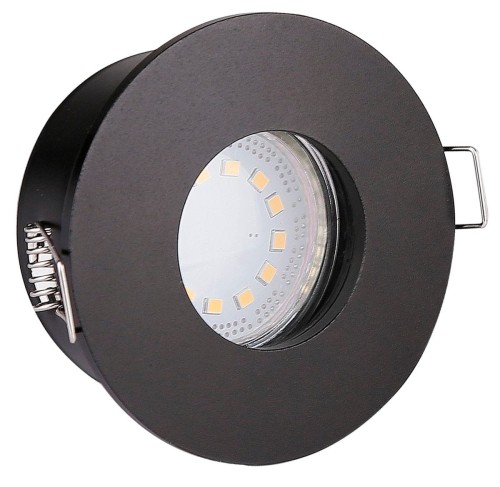 Candellux Oprawa stropowa oczko SH-12 BK MR16 czarna IP65