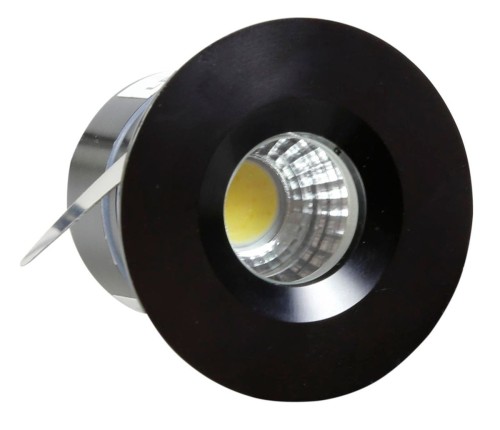 Candellux Oczko halogenowe / LED hermetyczne SH-14 Czarny 2258973