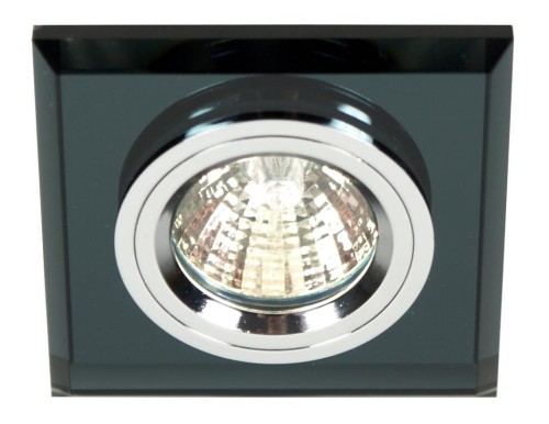 Candellux Podtynkowa halogenowa OPRAWA sufitowa OCZKO SS-13 2231627 chrom Czarny