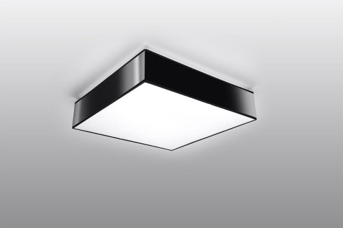 Sollux Lighting Plafon HORUS 25 czarny SPANISH ORANGE