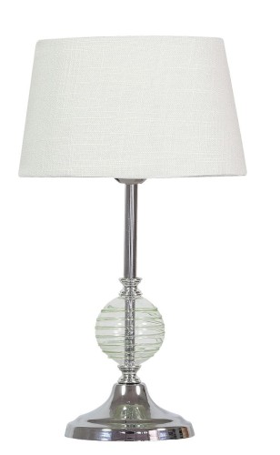 Candellux Stojąca LAMPA stołowa FERO 41-34618 abażurowa Lampka biurkowa Biały se