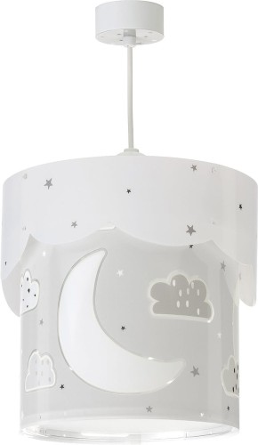 Dalber Moon lampa wisząca 1-punktowa szara 61232E 61232E
