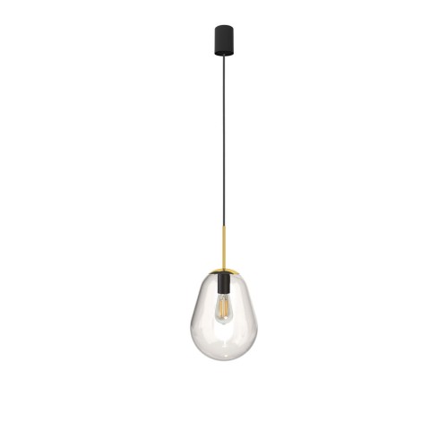 Nowodvorski PEAR S 8673 lampa wisząca zwis 1x40W E27 Czarny