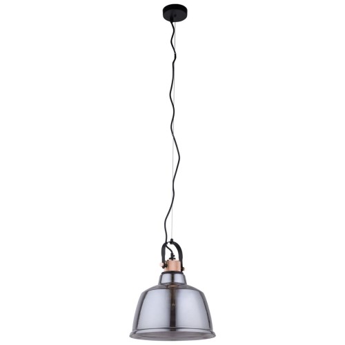 Nowodvorski Amalfi L 8380 lampa wisząca zwis 1x40W E27, szkło metalizowane/chrom