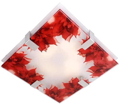 Candellux RAPSODY LAMPA SUFITOWA PLAFON 31X31 2X60W E27 KWADRAT
