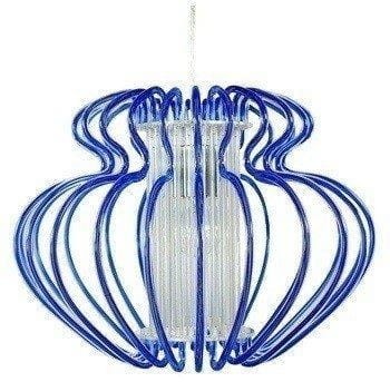 Candellux IMPERIA Lampa sufitowa wisząca mała Niebieski 1x60W E27 31-36592