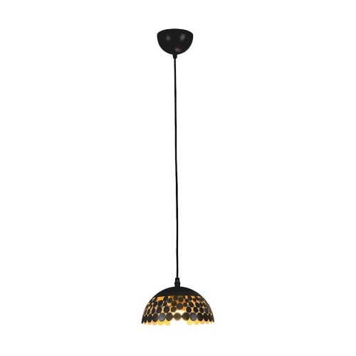 Milagro Lampa wisząca LISA BLACK 1xE27 18cm ML6135