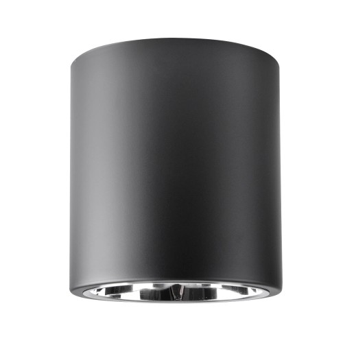 Polux Oprawa natynkowa szer 16,9cm metalowa okrągła JUPITER MD-5011 czarna SANICO 311719